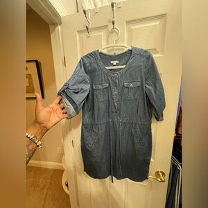 Blue Denim Dress